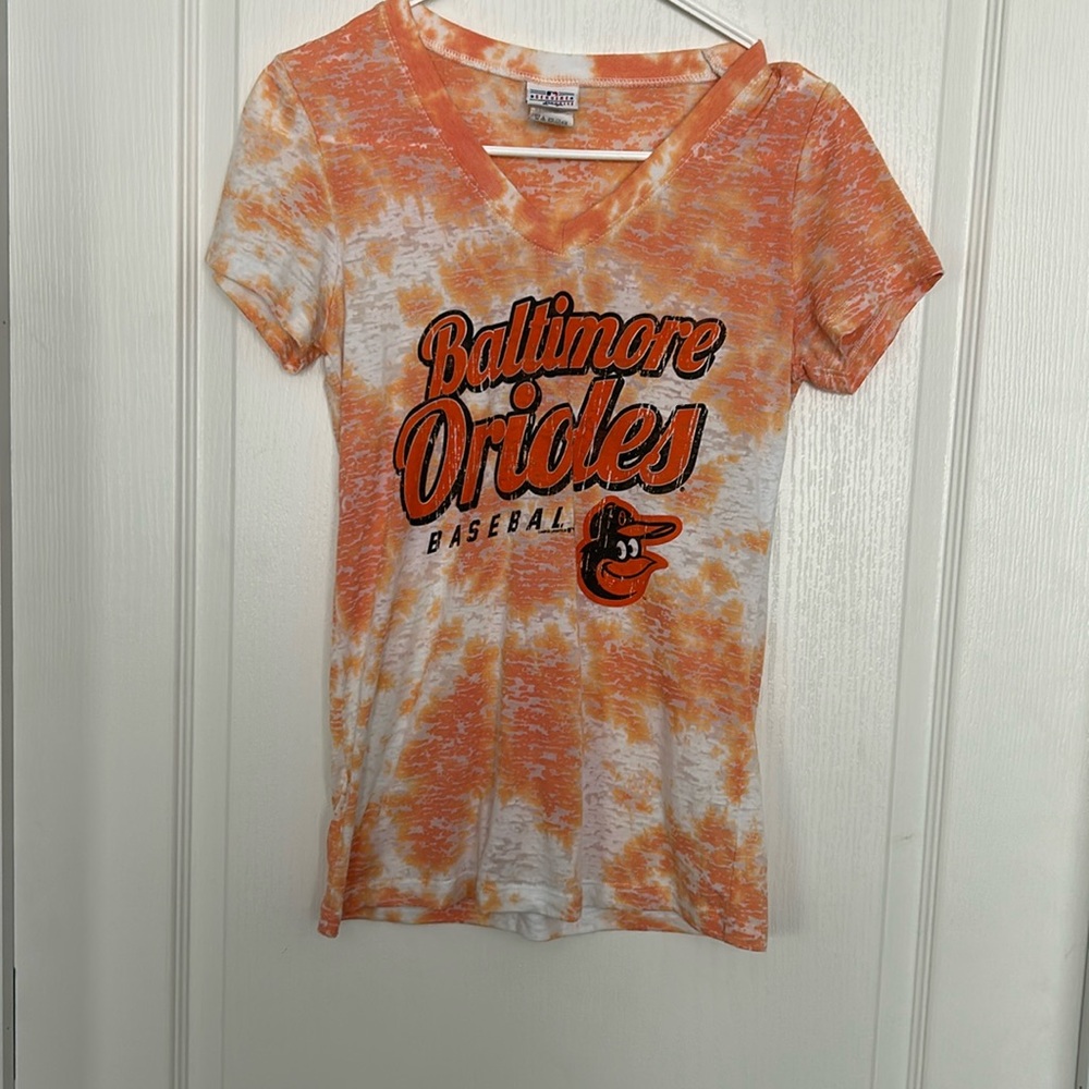 Baltimore Orioles Tie-Dye Short sleeve shirt-Medium